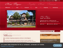 Tablet Screenshot of hotel-buegener.de